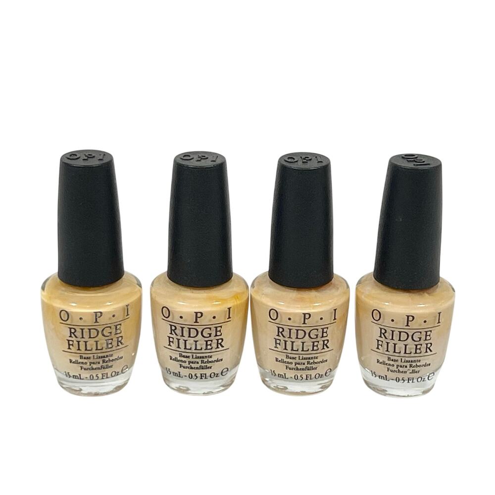 OPI Nail Treatment Lot 4 Ridge Filler Base Coat Smoothing NT T40 Matte 0.5oz